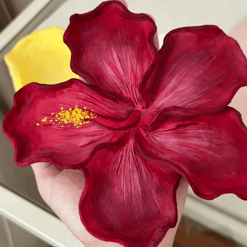 Flor de cerâmica fria