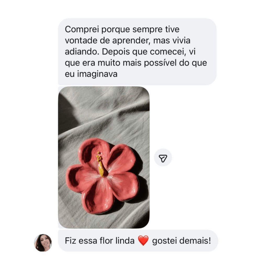 Depoimento de aluna